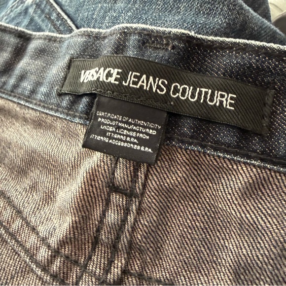 VERSACE JEANS COUTURE Jeans Dark Wash Sz 30 - Picture 3 of 6